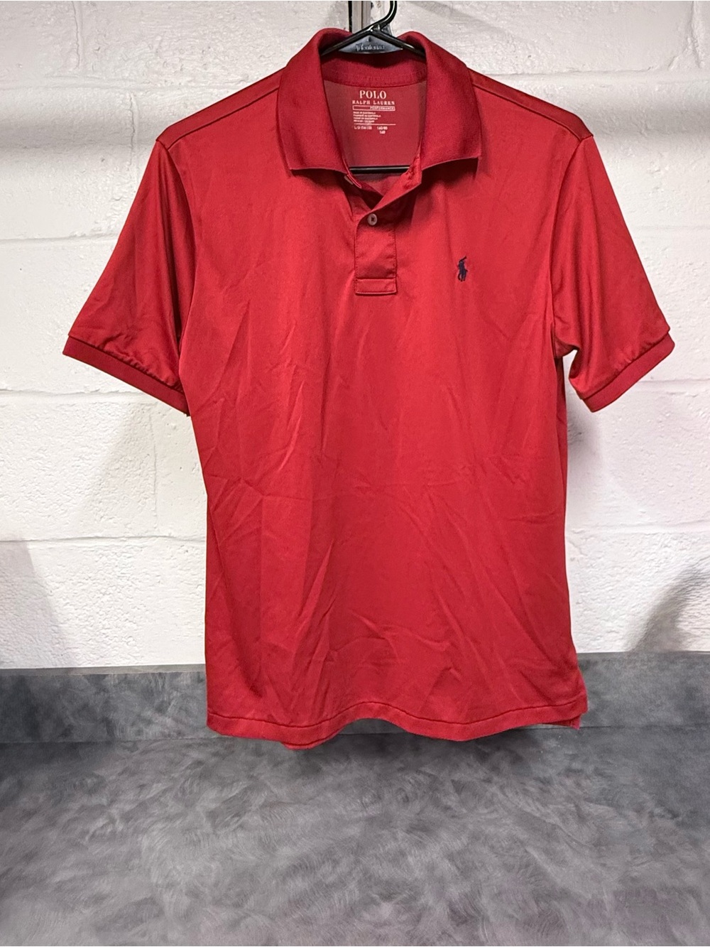 Polo by Ralph Lauren Boys’ Red Polo with Navy Pony